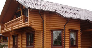Строительство дома из оцилиндрованного бревна в Сосногорске - от 137488 рублей